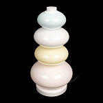 Настольная лампа из стеклянных сфер в пастельных тонах Высота 40 см Pastel Lunaria варинант исполнения - 3 | Loft Concept в Санкт-петербурге