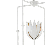 Подвесной светильник белый c абажуром в виде цветка тюльпана White Tulips варинант исполнения - 1 | Loft Concept в Санкт-петербурге