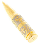 Флешка на 32 гб в виде патрона с гравировкой Герба РФ в подарочной коробке Metal Flash Drive варинант исполнения - 1 | Loft Concept в Санкт-петербурге