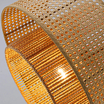 Подвесной светильник с абажуром из плтеного бамбука Light Inside the Cell варинант исполнения - 5 | Loft Concept в Санкт-петербурге