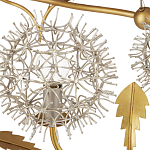 Люстра круглая с декором в виде цветков одуванчика Hanging Dandelion варинант исполнения - 1 | Loft Concept в Санкт-петербурге