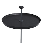 Pin журнальный столик чёрный из натурального дуба и бетона варинант исполнения - 1 | Loft Concept в Санкт-петербурге