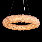 Люстра кольцевая с частичками натурального горного хрусталя Crystal Shimmer варинант исполнения - 2 | Loft Concept в Санкт-петербурге