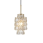 Подвесной светильник с декором из натуральной морской ракушки Iridescent Light варинант исполнения - 1 | Loft Concept в Санкт-петербурге