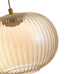 Подвесной светильник с янтарным рифленым стеклянным плафоном Ferm Living варинант исполнения - 6 | Loft Concept в Санкт-петербурге