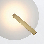 Потолочный светильник в форме плоского диска из белого матового стекла Eurofase варинант исполнения - 4 | Loft Concept в Санкт-петербурге