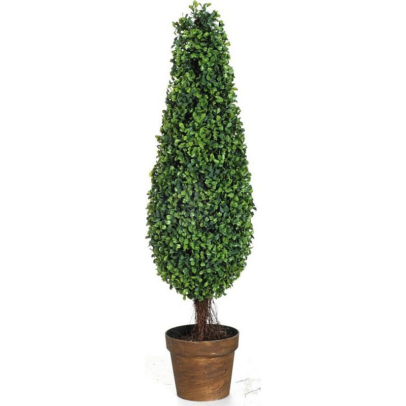 Декоративный искусственное растение Boxwood tree Зеленый Бежевый Коричневый в Санкт-петербурге | Loft Concept 