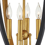 Подвесной светильник в форме фонаря чёрного цвета Black Lantern варинант исполнения - 2 | Loft Concept в Санкт-петербурге