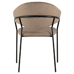 Коричневый стул с обивкой из искусственной замши Alexis варинант исполнения - 4 | Loft Concept в Санкт-петербурге