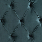 Кровать двуспальная зеленая с основанием из массива дерева с мягким изголовьем Velour Beds варинант исполнения - 2 | Loft Concept в Санкт-петербурге