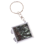 Зеркало брелок складное двухстороннее из натурального камня Серафинит Stone Mirrors варинант исполнения - 5 | Loft Concept в Санкт-петербурге