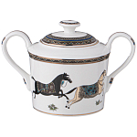 Чайный сервиз из фарфора с изображением лошадей на 6 персон 15 предметов Porcelain Horse Set  варинант исполнения - 3 | Loft Concept в Санкт-петербурге