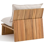 Уличное кресло из массива акации Trivett Wooden Chair варинант исполнения - 4 | Loft Concept в Санкт-петербурге