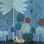 Мебельная ткань Oasis Blue Велюр  варинант исполнения - 1 | Loft Concept в Санкт-петербурге