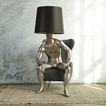Лампа MALE MANNEQUIN LAMP с абажуром варинант исполнения - 3 | Loft Concept в Санкт-петербурге