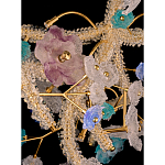 Люстра круглая с цветочным декором Miscellaneous herbs варинант исполнения - 2 | Loft Concept в Санкт-петербурге