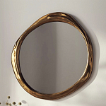 Зеркало в ассиметричной золотой раме Mirror of Aragorn варинант исполнения - 1 | Loft Concept в Санкт-петербурге