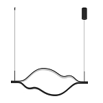 Подвесной светильник волнообразный изогнутый на двух тросах 123 см Spiral Lighting варинант исполнения - 4 | Loft Concept в Санкт-петербурге