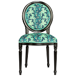 Стул из натурального бука Ikat Pattern бирюзовый варинант исполнения - 1 | Loft Concept в Санкт-петербурге