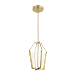  Подвесной светильник золотого цвета в форме фонаря Kichler варинант исполнения - 1 | Loft Concept в Санкт-петербурге