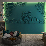 Барельеф OWLS варинант исполнения - 3 | Loft Concept в Санкт-петербурге