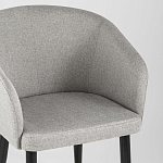 Мягкое кресло на металлических ножках Shaggy Grey варинант исполнения - 6 | Loft Concept в Санкт-петербурге