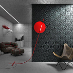 Гипсовая 3D Панель M-37 варинант исполнения - 2 | Loft Concept в Санкт-петербурге