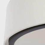 Потолочный светильник с круглым хлопковым абажуром Frosted Diffuser варинант исполнения - 3 | Loft Concept в Санкт-петербурге