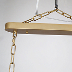 Люстра подвесная овальная со стеклянными трубками Длина 100 см Nembus варинант исполнения - 2 | Loft Concept в Санкт-петербурге