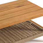 Стол журнальный для сада из акации Breathe Nature варинант исполнения - 3 | Loft Concept в Санкт-петербурге