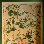 Обои ручная роспись Four Seasons Original colourway on painted Xuan paper with gold ombre варинант исполнения - 1 | Loft Concept в Санкт-петербурге