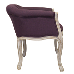 Кресло низкое в стиле прованс Louis French Armchair violet flax варинант исполнения - 1 | Loft Concept в Санкт-петербурге