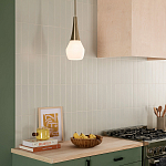 Подвесной светильник каплевидной формы с комбинированным плафоном из стали и белого матового стекла Kichler варинант исполнения - 15 | Loft Concept в Санкт-петербурге