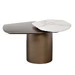 Столик журнальный Promontory с мрамором варинант исполнения - 1 | Loft Concept в Санкт-петербурге