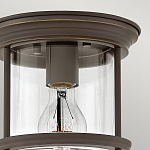 Потолочный светильник для ванных комнат со стеклянным плафоном и одной лампой Hinkley варинант исполнения - 10 | Loft Concept в Санкт-петербурге