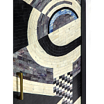 Буфет в гостиную с инкрустацией  Bone Inlay sideboard - 2 doors варинант исполнения - 4 | Loft Concept в Санкт-петербурге