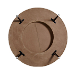 Журнальный столик с круглой фактурной столешницей из натурального дерева Vortex варинант исполнения - 3 | Loft Concept в Санкт-петербурге