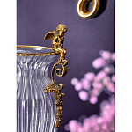 Ваза прозрачная с бронзовыми ручками в виде ангелов Eden Garden варинант исполнения - 4 | Loft Concept в Санкт-петербурге