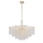 Люстра многоярусная с каскадами кристаллов Crystal Rains варинант исполнения - 3 | Loft Concept в Санкт-петербурге