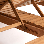 Шезлонг двухместный из эвкалипта Sunset варинант исполнения - 6 | Loft Concept в Санкт-петербурге