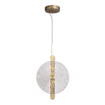 Подвесной светильник с круглым стеклянным плафоном Gingham варинант исполнения - 4 | Loft Concept в Санкт-петербурге