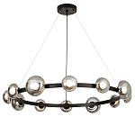 Светодиодная кольцевая люстра IONA Сhandelier black варинант исполнения - 4 | Loft Concept в Санкт-петербурге