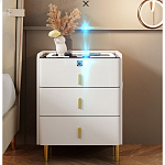 Умная прикроватная тумбочка c зарядкой для телефона Smart Furniture варинант исполнения - 2 | Loft Concept в Санкт-петербурге