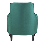 Кресло с мягкой обивкой из велюра на 4-х ножках из массива березы Scarlett Armchair green варинант исполнения - 3 | Loft Concept в Санкт-петербурге