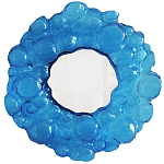 Дизайнерское Зеркало из синего стекла Blue Bubbles Mirror  варинант исполнения - 3 | Loft Concept в Санкт-петербурге