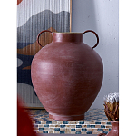 Ваза бордовая с 2-мя фактурными ручками Vase Burgundy Glaze варинант исполнения - 5 | Loft Concept в Санкт-петербурге