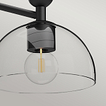 Люстра с 3-мя прозрачными полусферическими плафонами из стекла Alora Mood варинант исполнения - 9 | Loft Concept в Санкт-петербурге