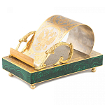 Подставка для телефона из натурального камня малахит Natural Stone Stand варинант исполнения - 2 | Loft Concept в Санкт-петербурге