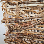 Большая Абстрактное Панно из веток и нитей Dryad Wall Art варинант исполнения - 2 | Loft Concept в Санкт-петербурге