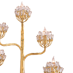 Бра золотое в виде растения Golden Flower Glade варинант исполнения - 1 | Loft Concept в Санкт-петербурге